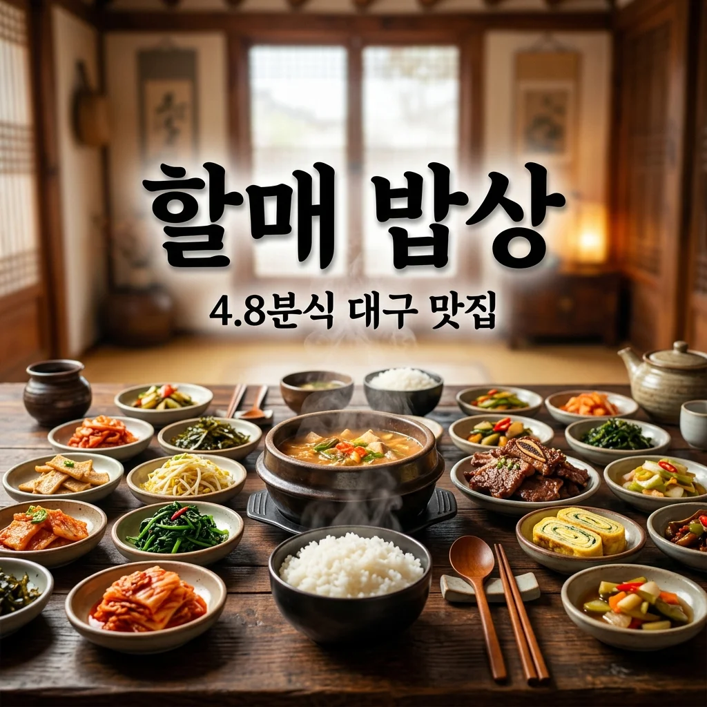 생생정보 할매 13첩 밥상 4.8분식! 대구 동성로 방문 전 필수 팁