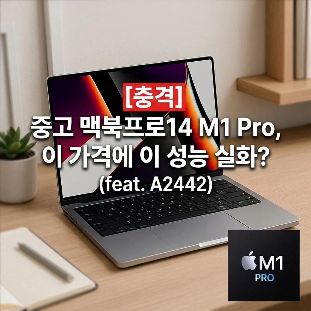 [충격] 중고 맥북프로14 M1 Pro, 이 가격에 이 성능 실화? (feat. A2442)