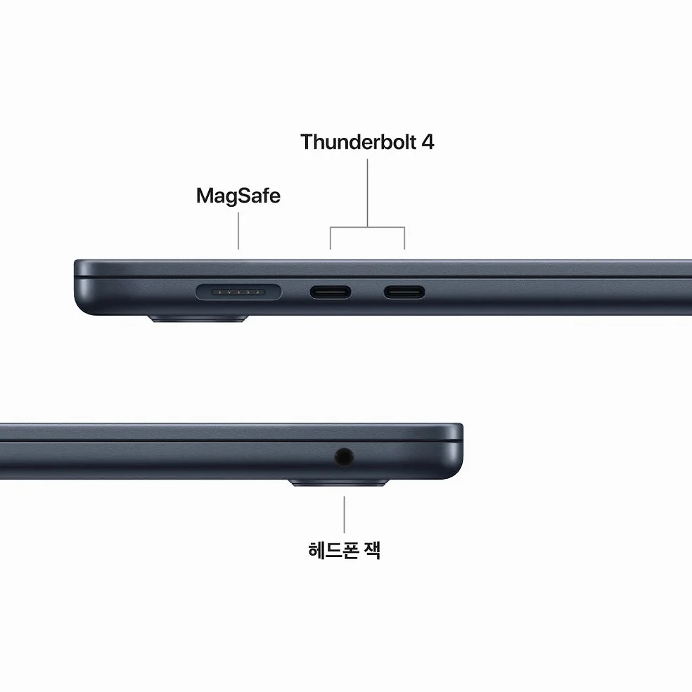 애플 맥북에어 15 M5 (CPU10/ GPU10) 24GB 512GB 미드나이트 Z1LW0001V 상세 이미지 7