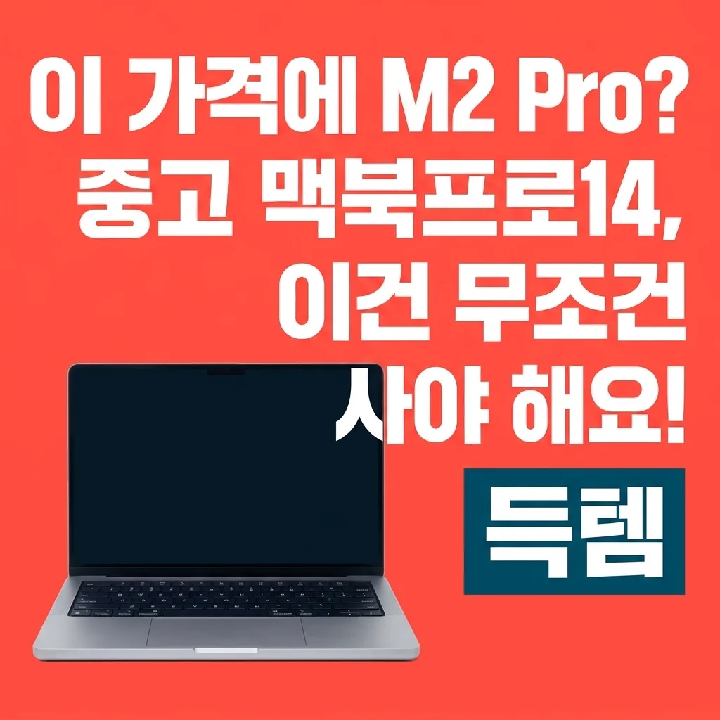 이 가격에 M2 Pro? 중고 맥북프로14, 이건 무조건 사야 해요!