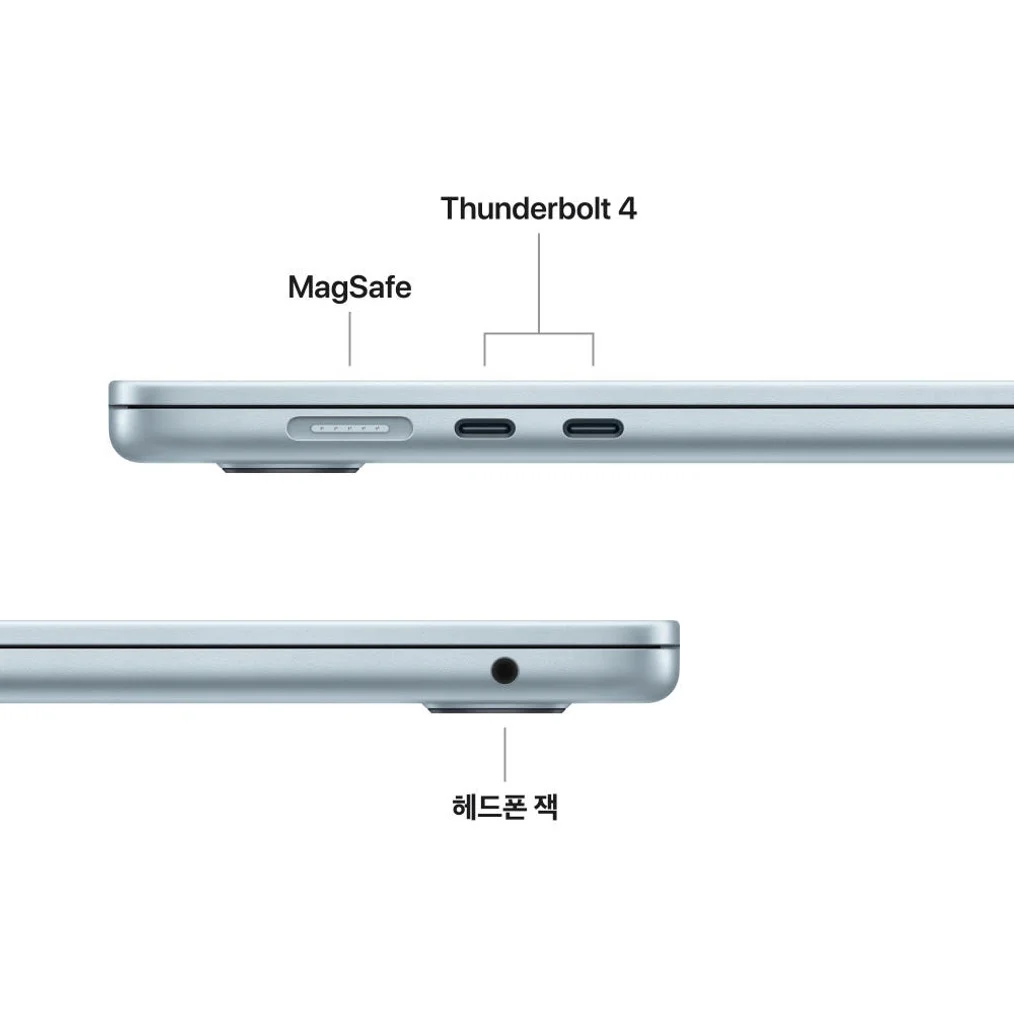 애플 맥북에어 15 M5 (CPU10/ GPU10) 24GB 512GB 스카이 블루 Z1LZ0001V 상세 이미지 3