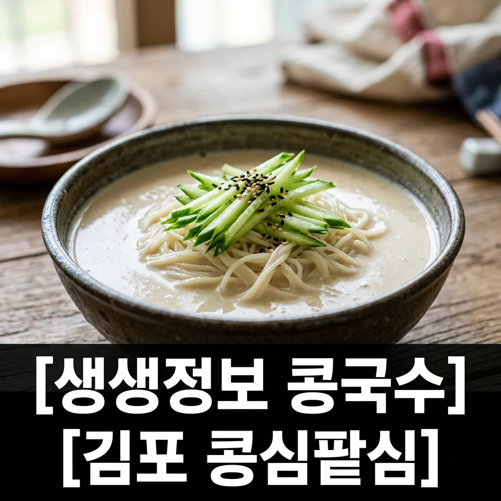 2TV 생생정보 콩국수 맛집, 김포 콩심팥심 본점 완벽 해부!