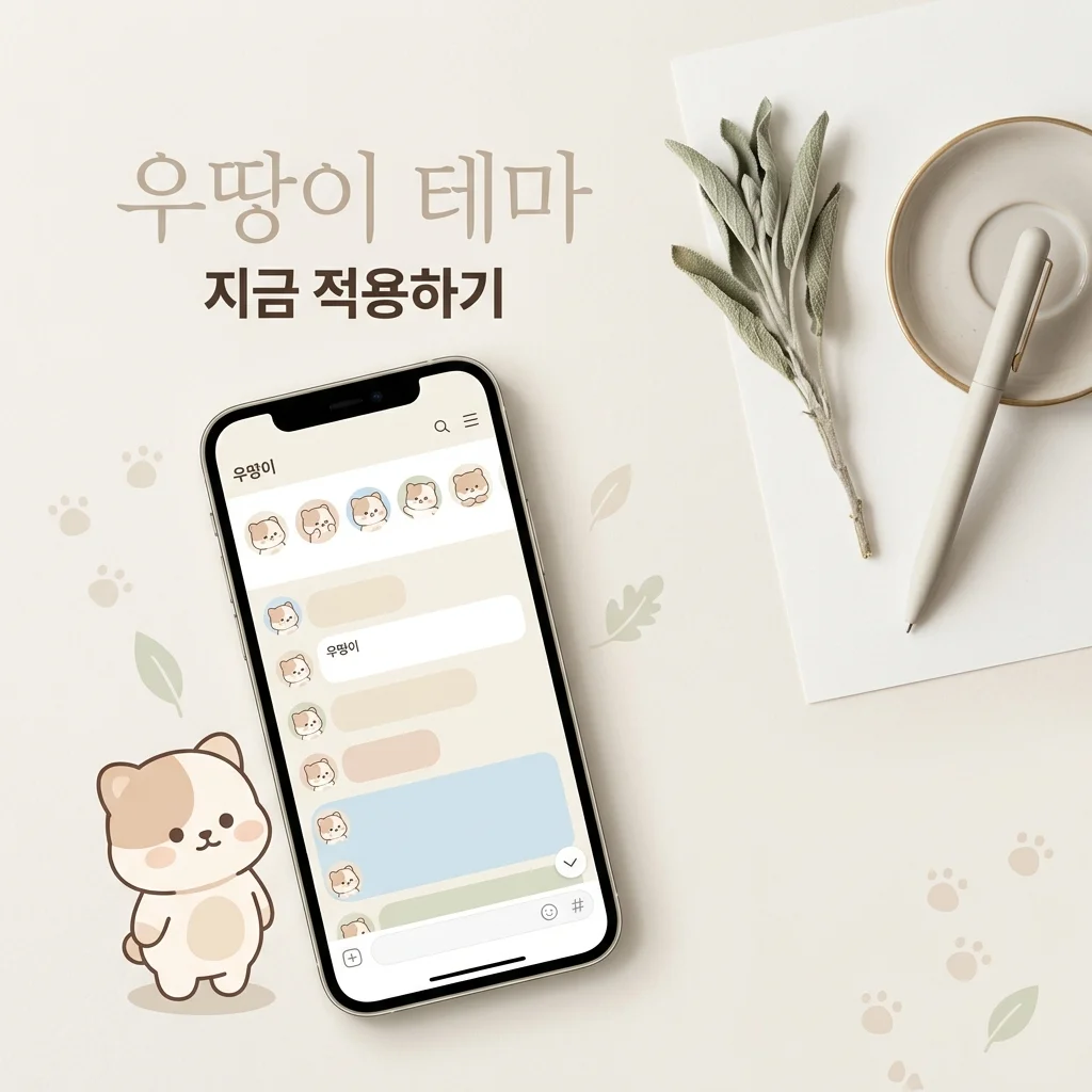 우땅이 카톡테마, 아이폰 안드로이드 적용 방법과 최신 정보 (2026년 기준)