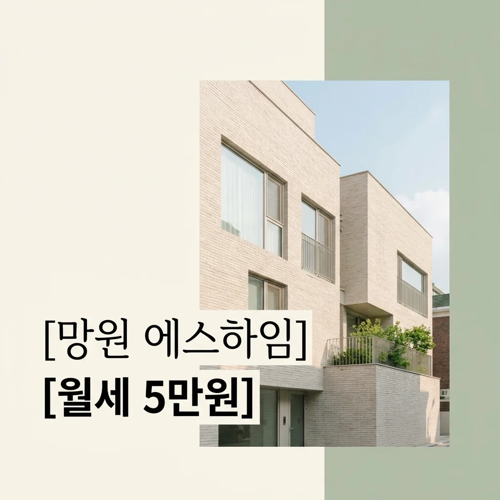 망원 에스하임 청년매입임대, 월 5만원대 신청 자격과 핵심 조건 (2026년 기준)