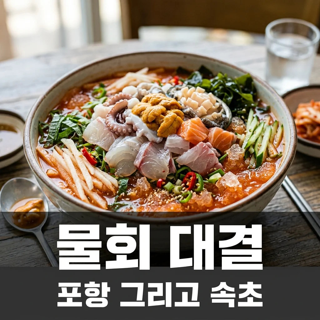 포항 vs 속초 물회 자존심 대결! 2TV 생생정보 맛집 완벽 비교