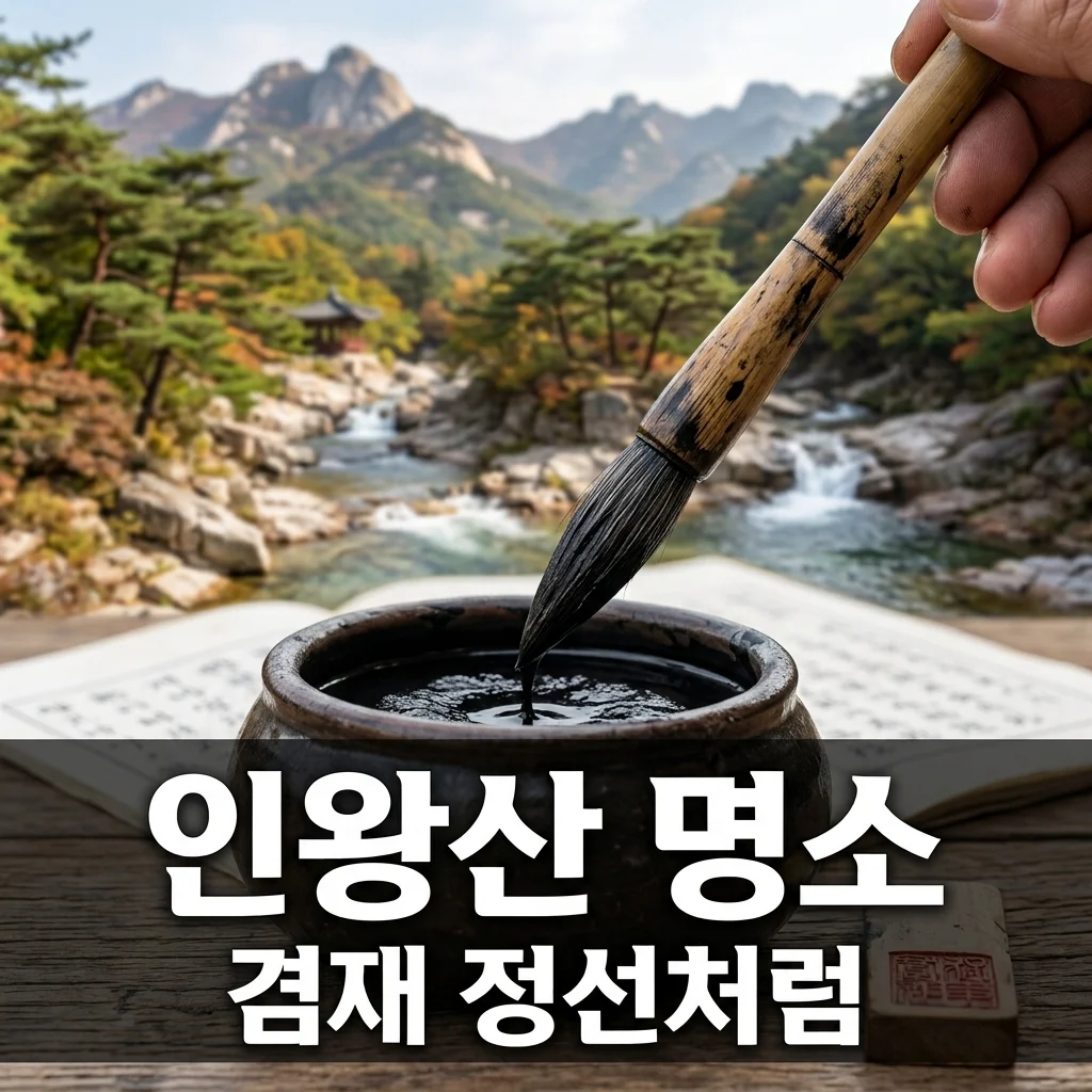 2TV 생생정보 인왕산 투어: 겸재 정선 화폭 속 서울 나들이 코스