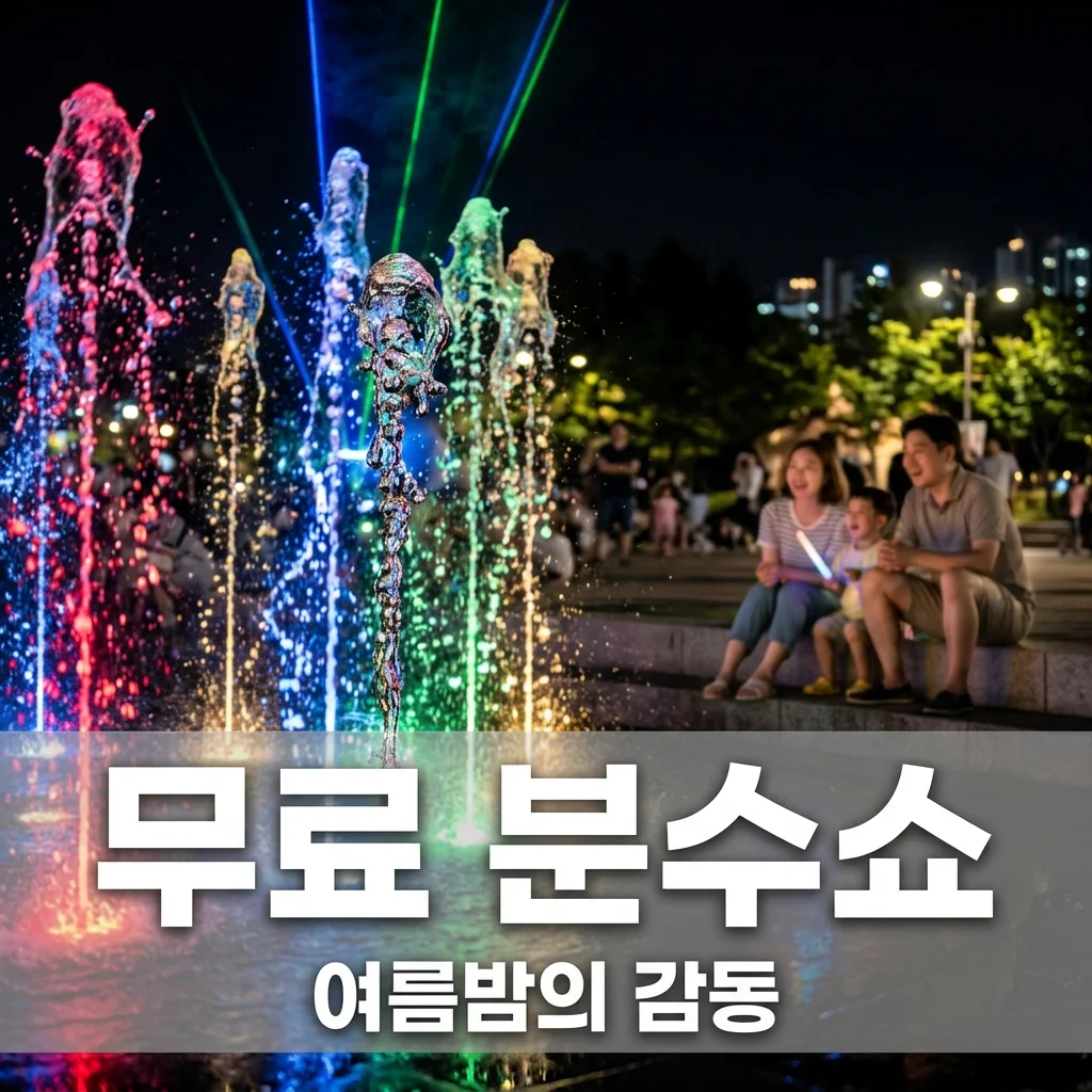2026 여름밤 필수! 2TV 생생정보 <무료 이색 분수 쇼> 완벽 가이드 (김해/노원)