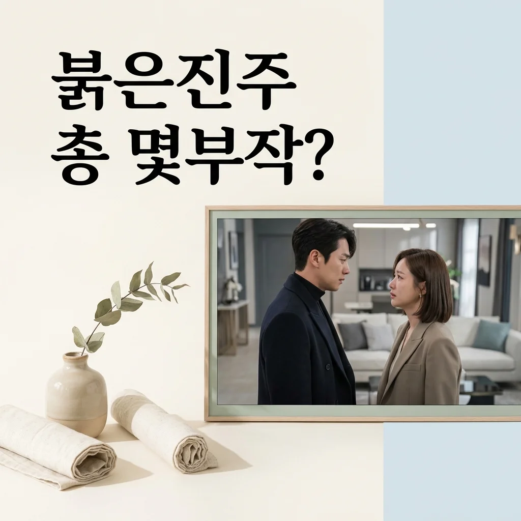 붉은진주 몇부작? 줄거리와 등장인물, 다시보기 정보까지