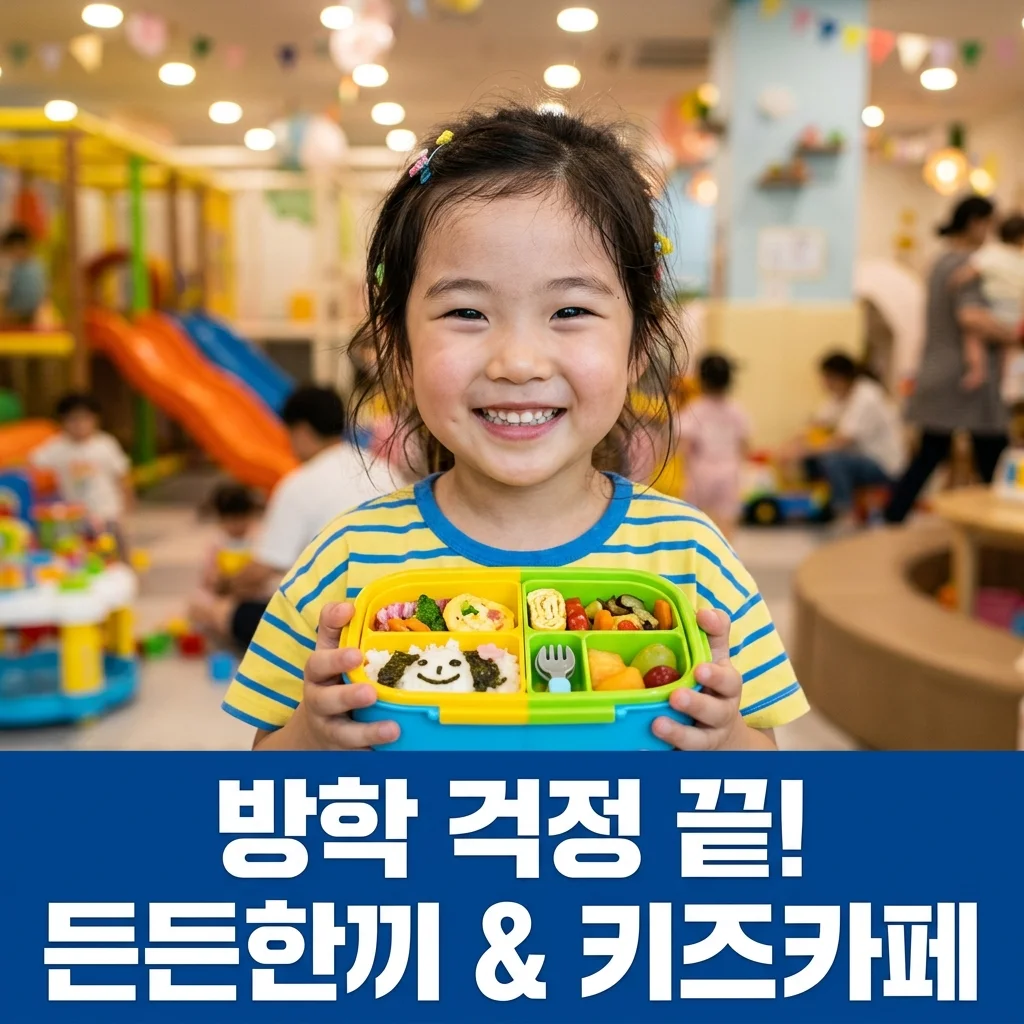 서울 방학 꿀팁! 든든한끼 & 키즈카페 신청부터 예약까지 완벽 가이드