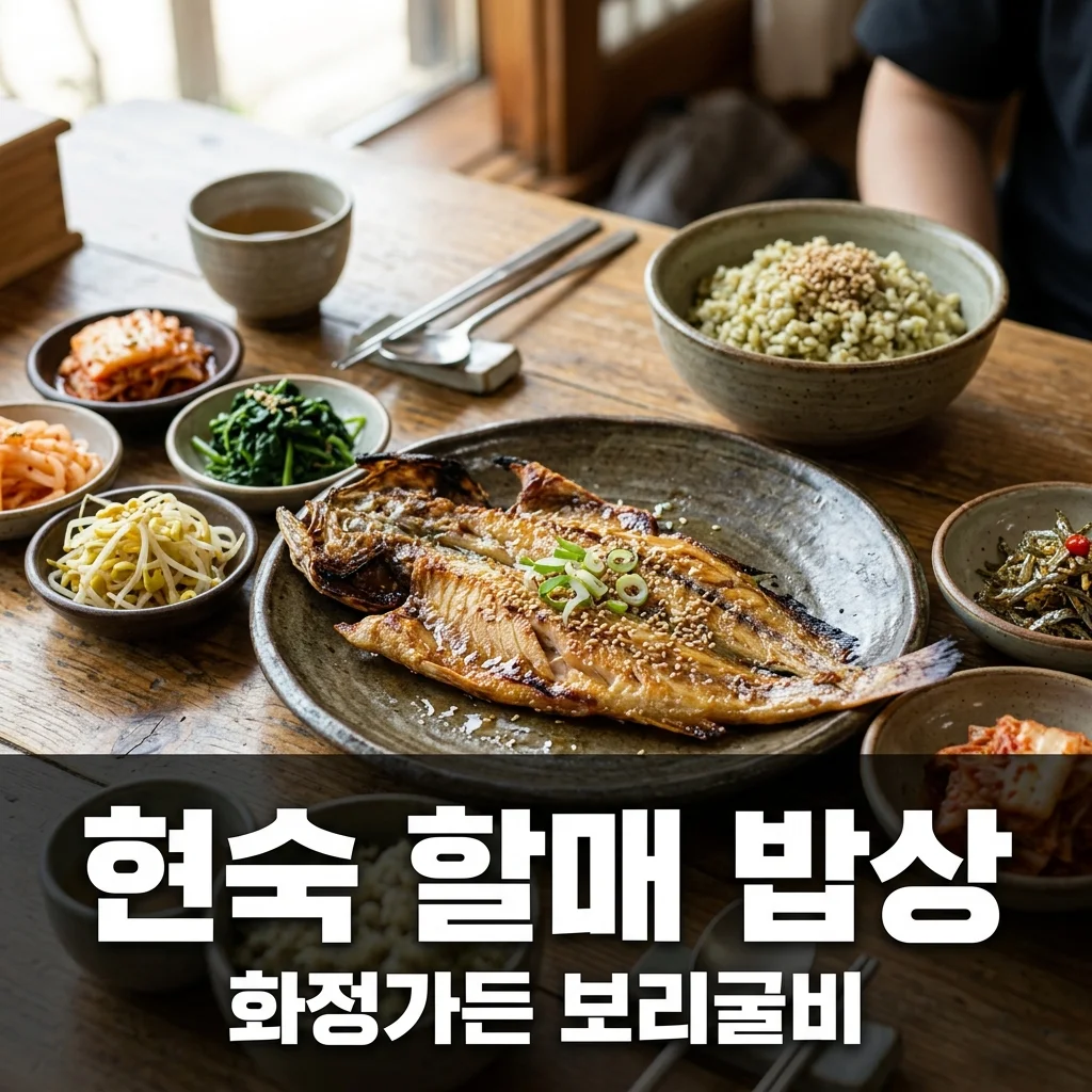 2TV 생생정보 현숙 할매 보리굴비 밥상, 화정가든 완벽 가이드