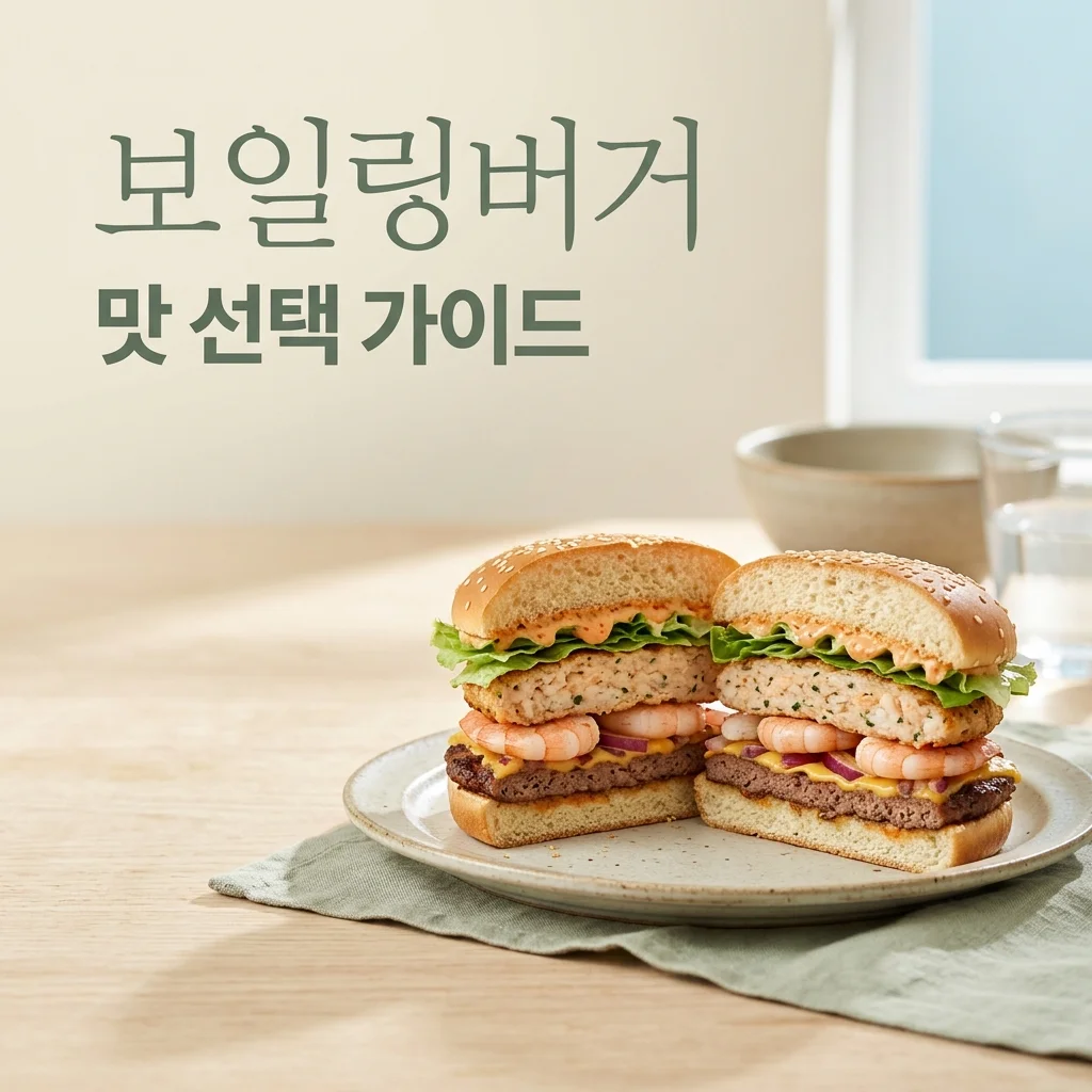 보일링씨푸드버거, 버터갈릭 vs 디아블로 솔직 비교와 후기