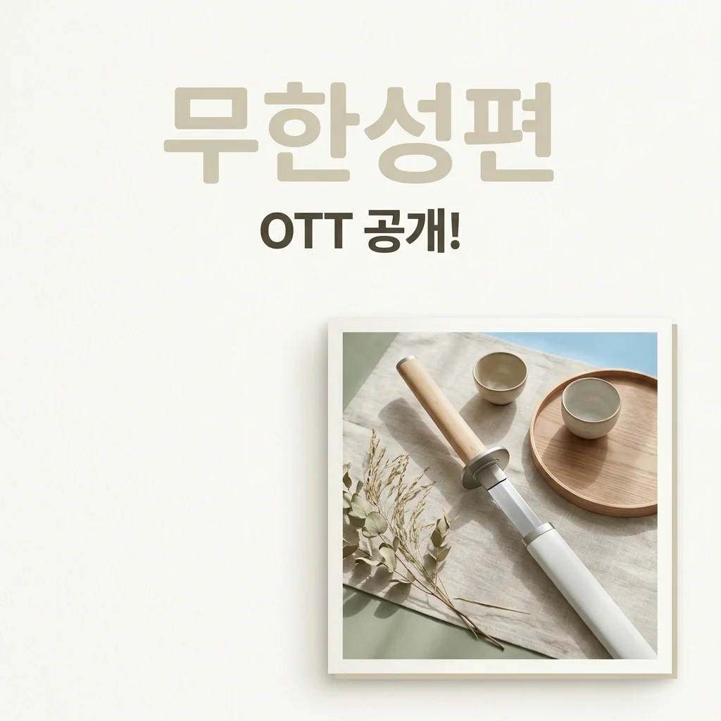 귀멸의 칼날 무한성 OTT, 언제 어디서 볼 수 있을까요? (2026년 7월 29일 공개)