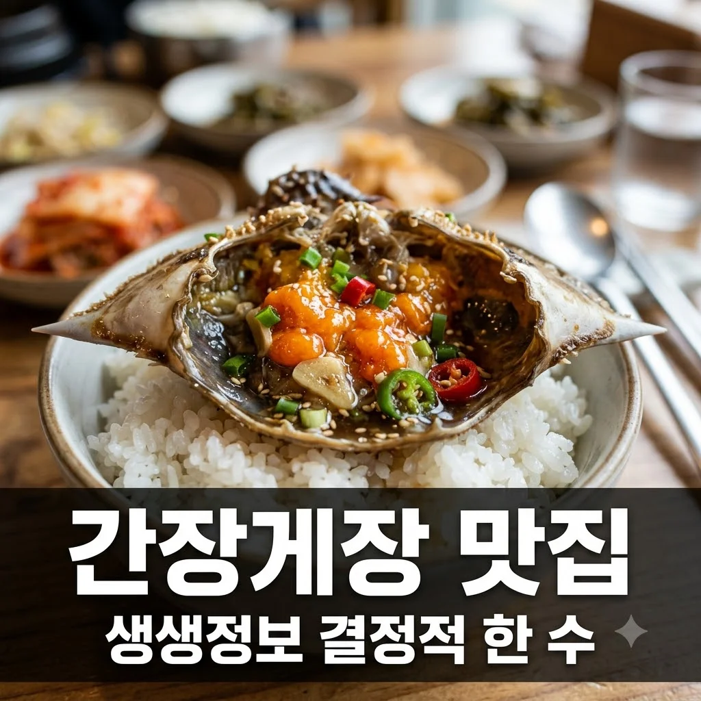 아산 장금이꽃게장 1000호점, 2TV 생생정보 감칠맛 간장게장 완벽 가이드!
