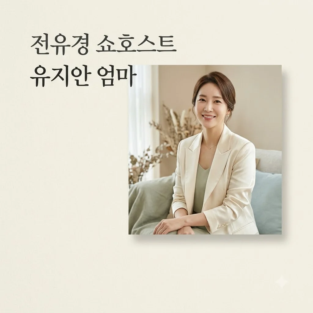 쇼호스트 전유경: 배우 유지안 엄마, 프로필과 최근 근황까지