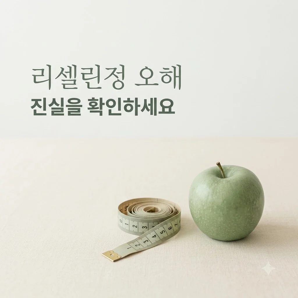 리셀린정, 다이어트 효과는 오해! 진짜 성분과 주의사항