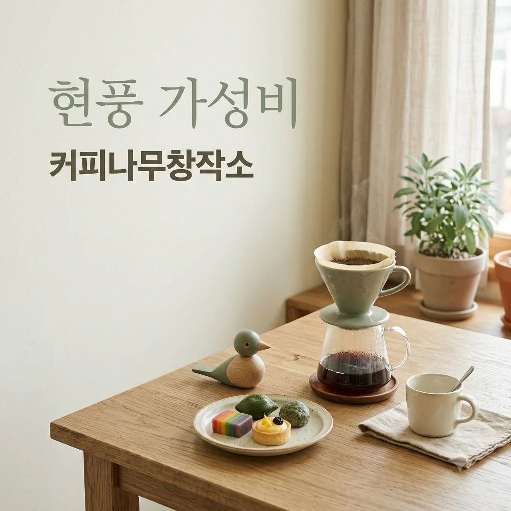 커피나무창작소 방문 전 필수 체크리스트: 현풍 카페 무료 다과와 체험 이용 팁