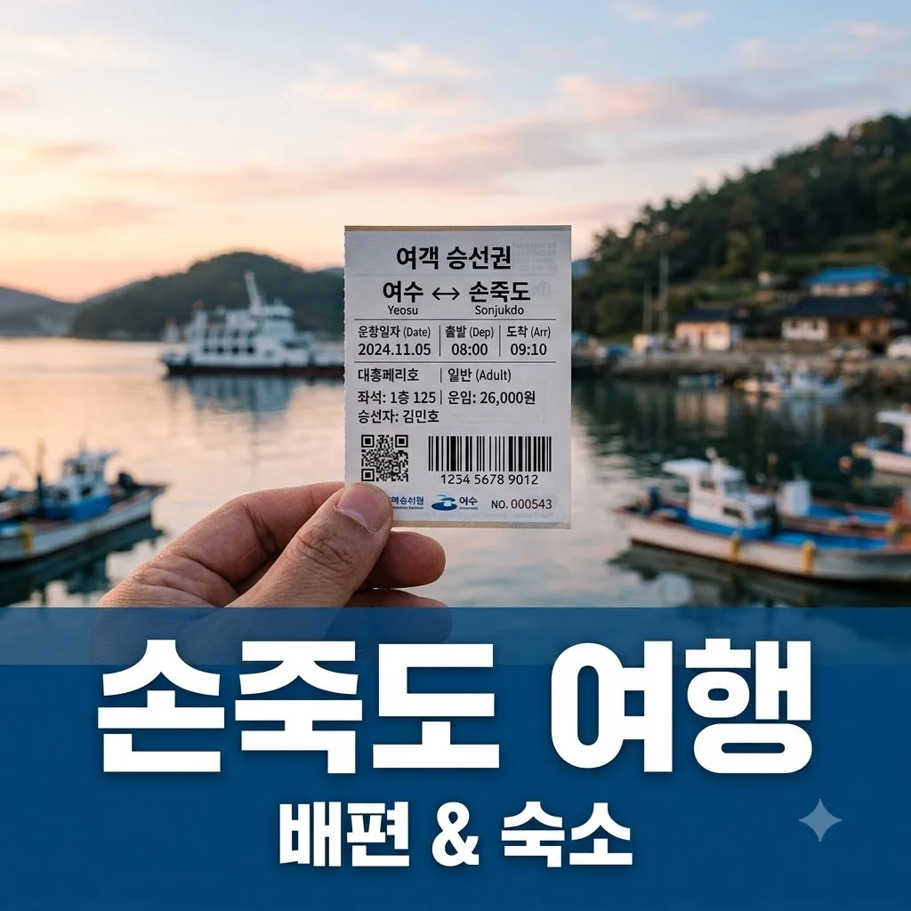 손죽도 배편 완벽 가이드! 2TV 생생정보 마을펜션 정보까지