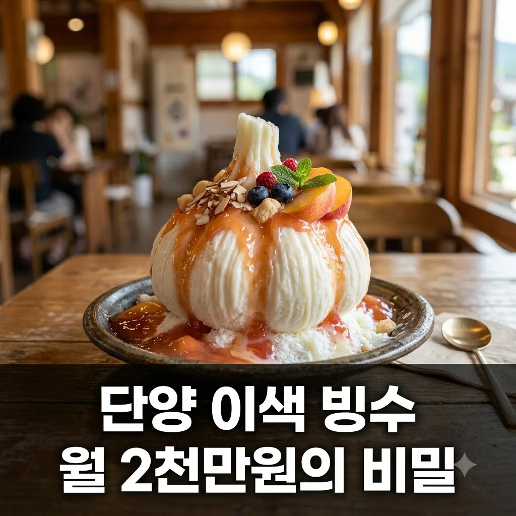 2TV 생생정보 단양 이색 빙수: 제이비커피 삼봉빙수·마늘빙수 월 매출 2천만원 사장님 이야기!