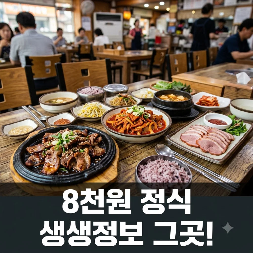 2TV 생생정보 가격파괴 Why! 농원숯불왕갈비 8천원 정식 완벽 해부