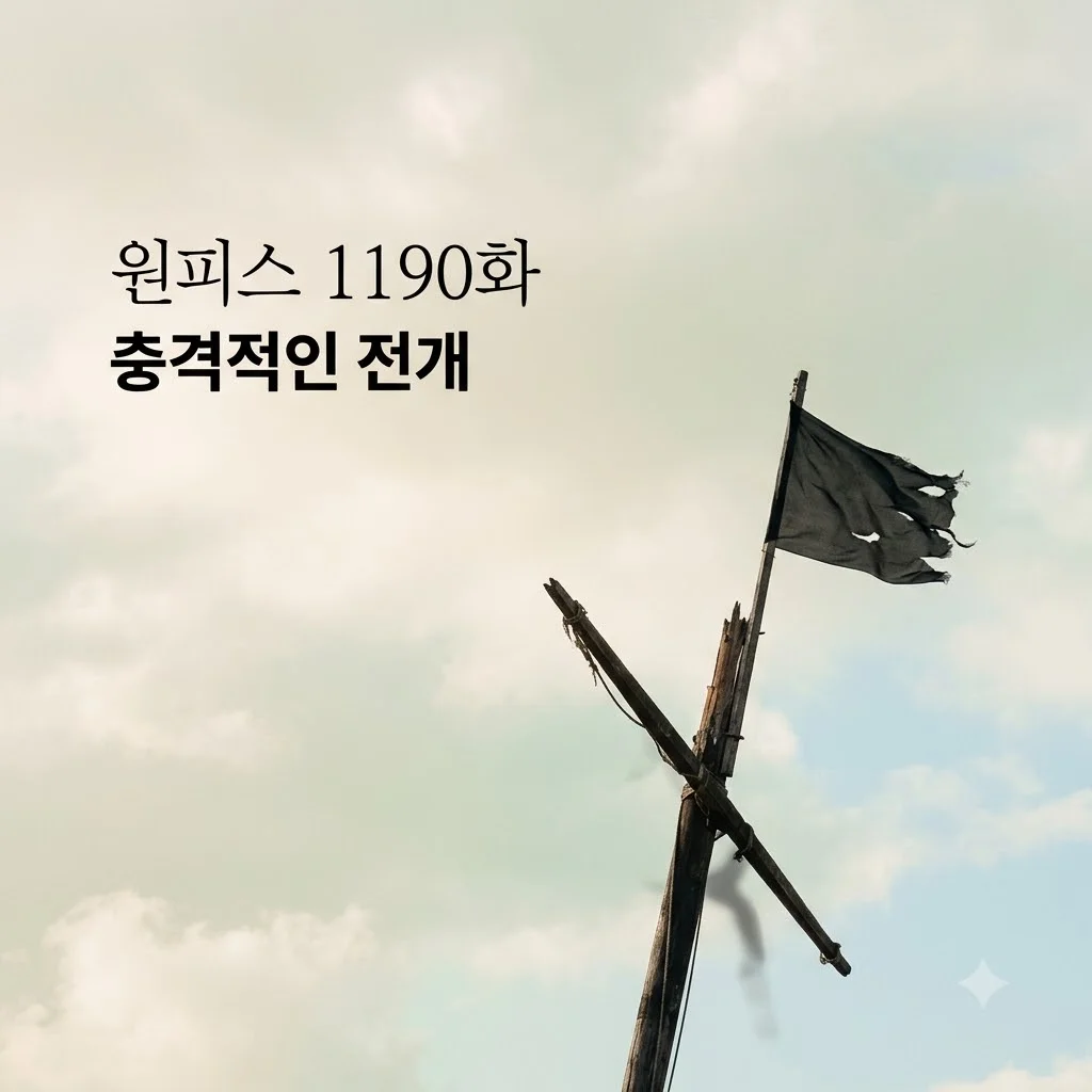 원피스 1190화: 가반의 충격적인 희생, 이무와의 결전 분석