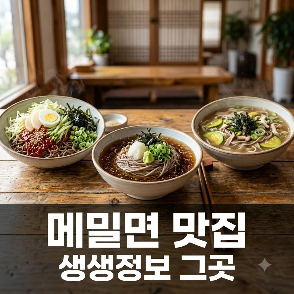 2TV 생생정보 의령메밀집 가산본점, 3종 메밀면 결정적 한 수