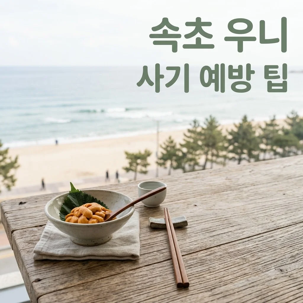 속초 오징어난전 성게알 사기 주의, 현명한 우니 구매 팁!