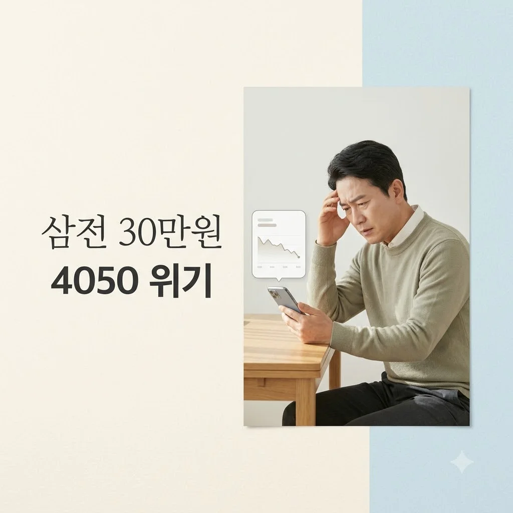 삼성전자 주가 30만원 아래로! 4050 투자자 흔드는 '공포' 속 현명한 대처법은?
