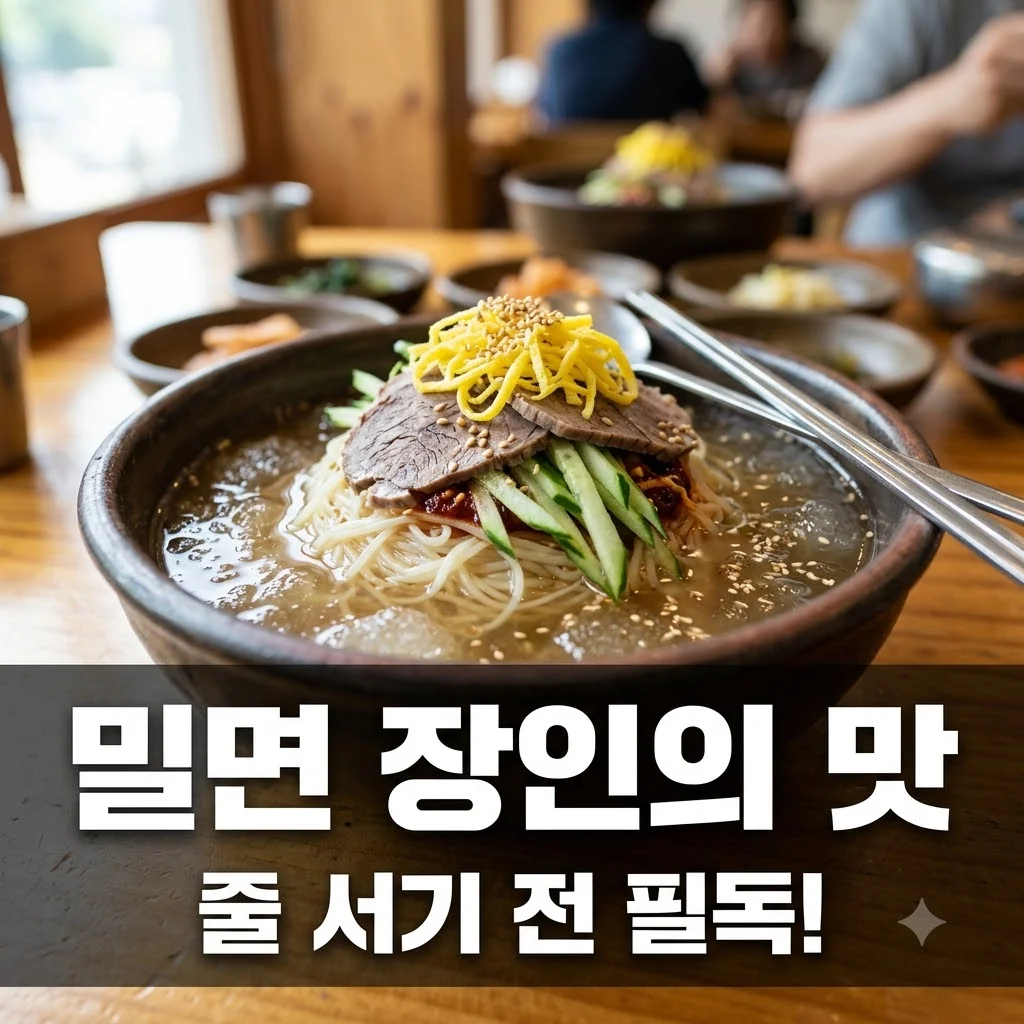 2TV 생생정보 송죽부산밀면국밥: 32년 내공 밀면 맛집 완벽 가이드!