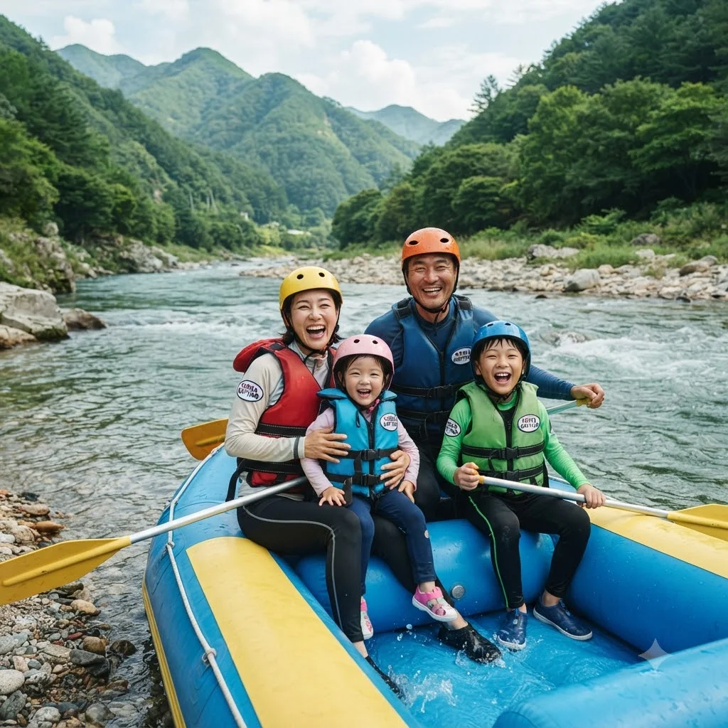 2TV 생생정보 래프팅 템플스테이, 더위 탈출 완벽 조합!