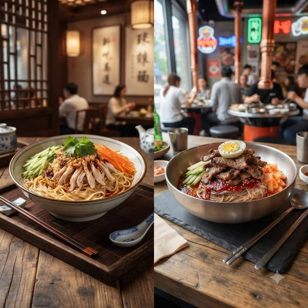 이색적인 맛을 찾아서: 중국관 & 몽실불고기냉면 돋보기