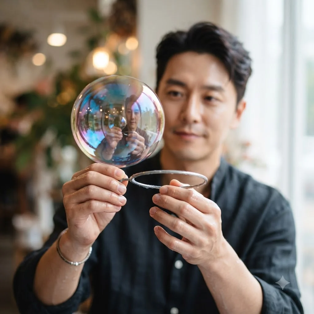동심을 지키는 비눗방울 아티스트, 이선호의 특별한 비눗방울 세계