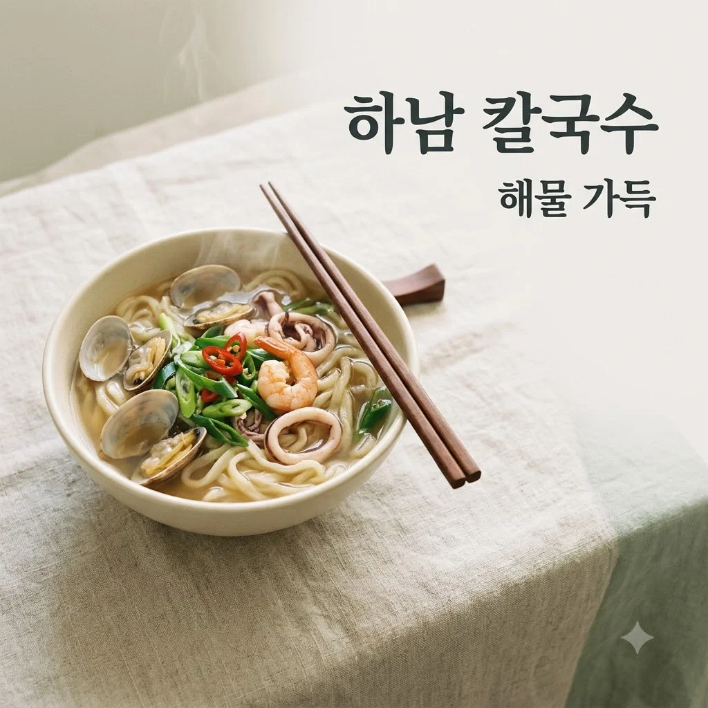 하남 화복칼국수? 푸짐한 해물과 겉절이 김치 맛집, 유복해물칼국수 하남본점 솔직 후기!