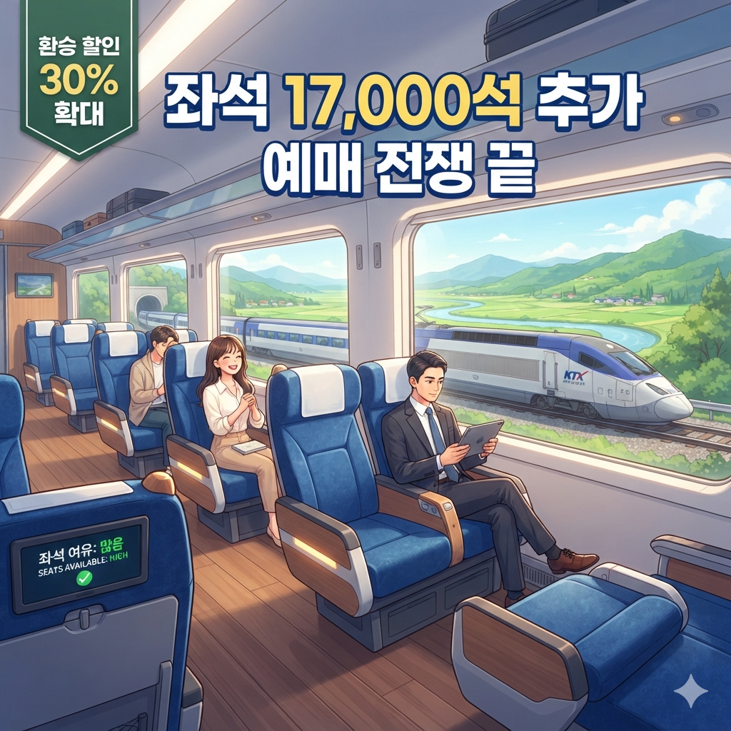 2026년 KTX SRT 통합 확정: 운임 10% 인하와 마일리지 혜택 정리