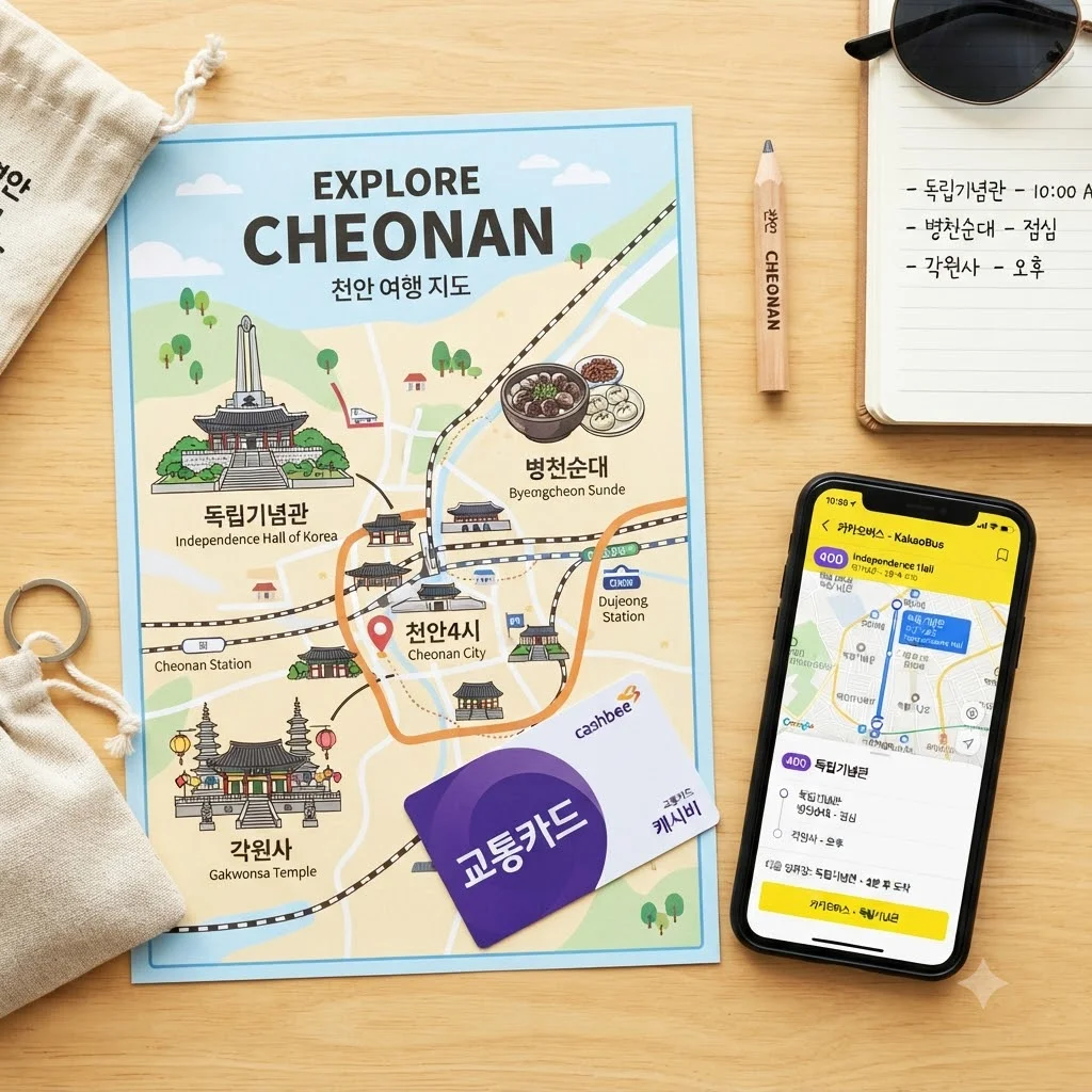 한눈에 보는 생생정보 천안 여행 핵심 코스