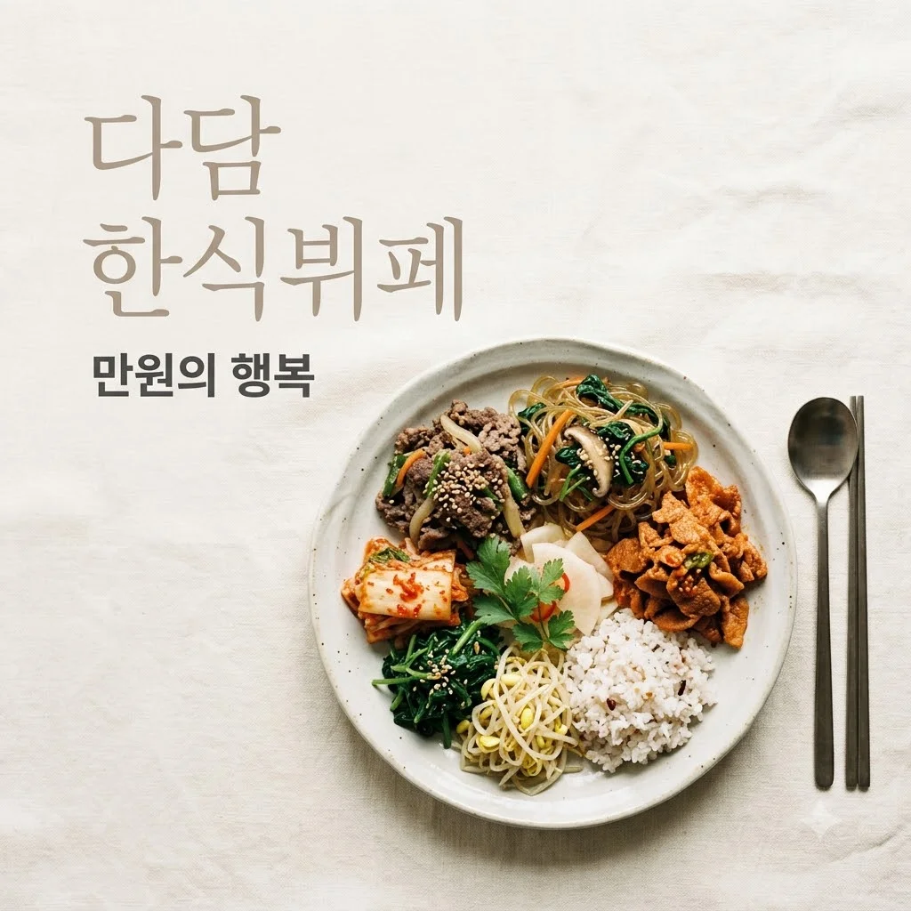 거제 한식뷔페 다담: 만원으로 즐기는 푸짐한 집밥 감동! (+라면 무제한?)