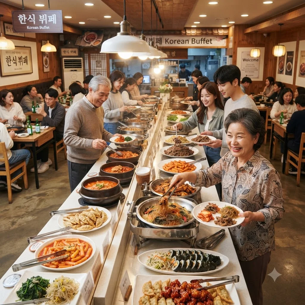 거제 아주동, 가성비 끝판왕 한식뷔페의 등장