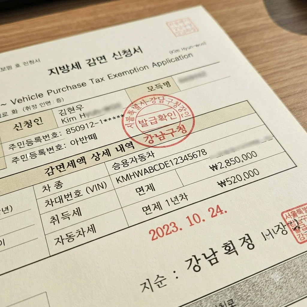 세금 혜택의 핵심: 개별소비세 면제