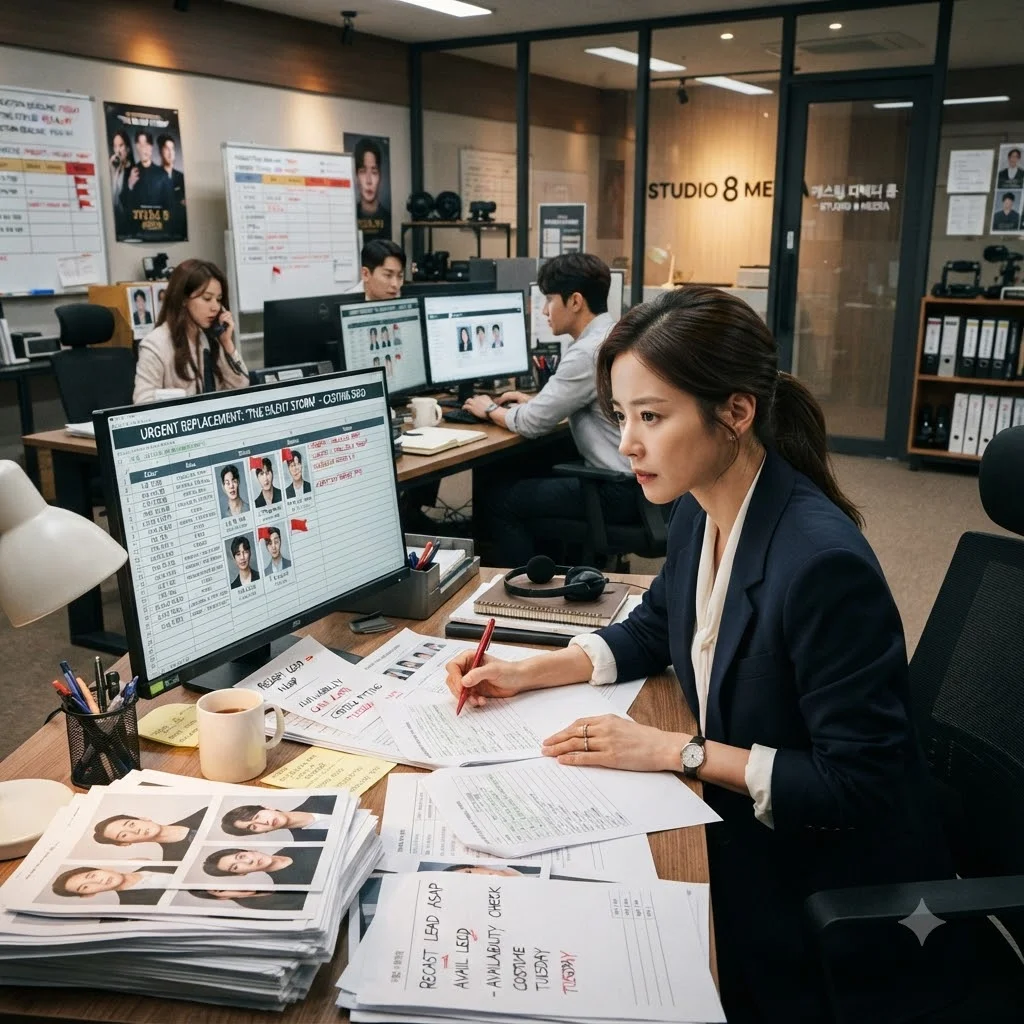 하차 발표 시점과 대체 배우 투입 논의