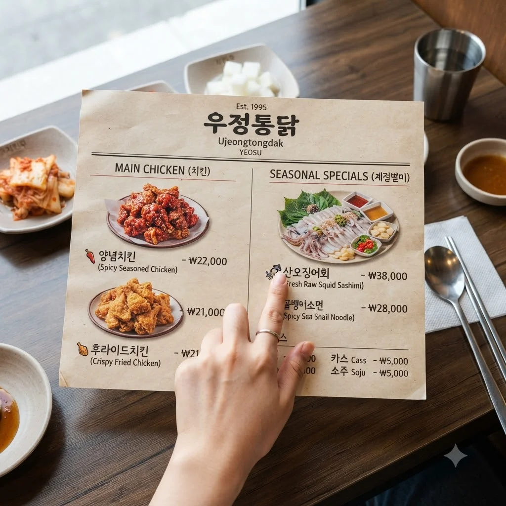 한눈에 보는 우정통닭 핵심 정보: 위치, 메뉴, 가격!