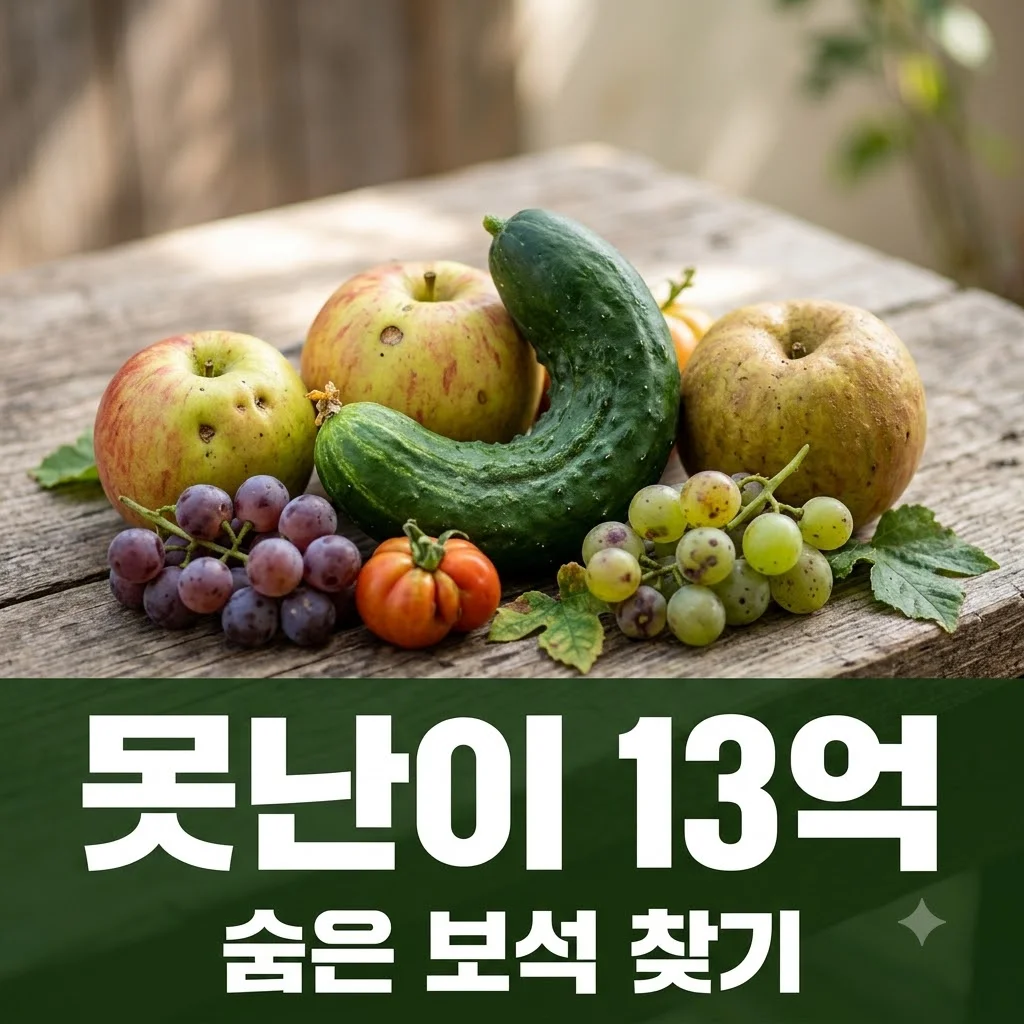 못난이 농산물 연 매출 13억! 생생정보 성공 비결과 알뜰 구매 팁