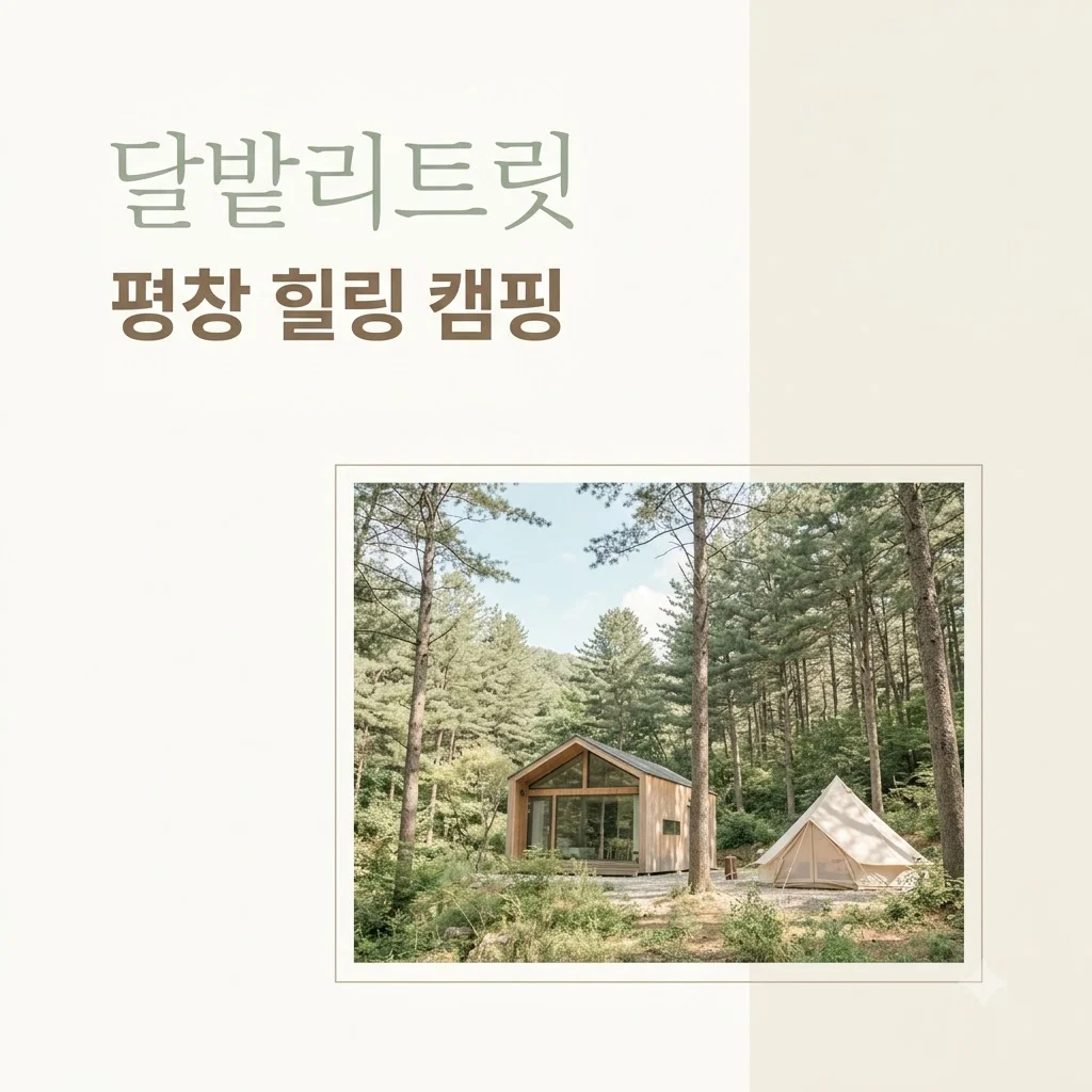 달밭리트릿: 평창에 문 여는 신상 웰니스 캠핑 숙소, 9월 그랜드 오픈 미리보기