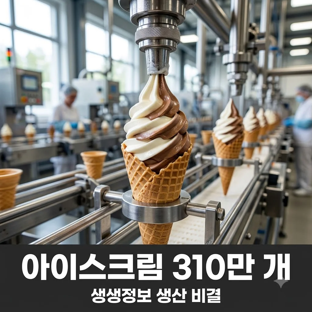 생생정보 아이스크림 공장: 롯데웰푸드 천안 하루 310만 개 생산의 비결