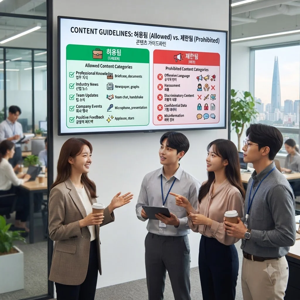 허용 카테고리 및 키워드 선정 기준