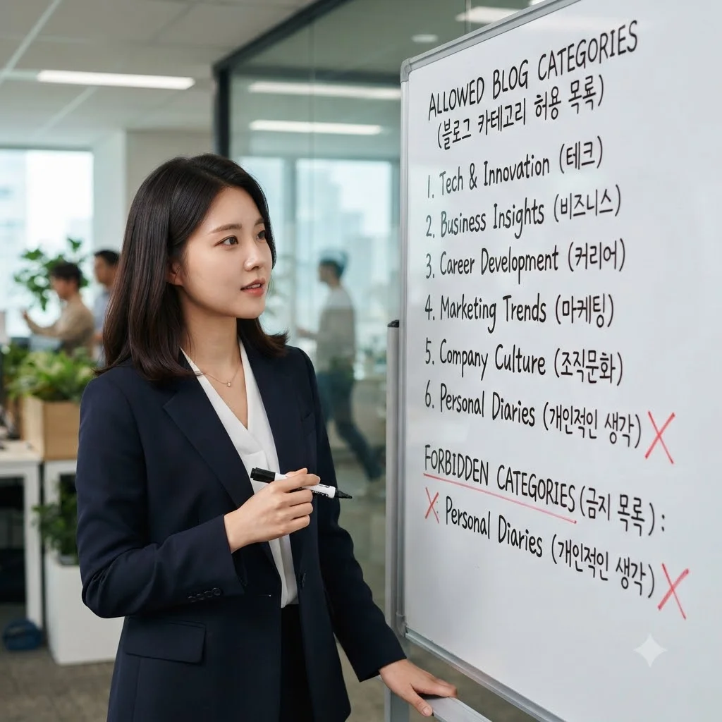 허용 카테고리 및 키워드 선정 범위 안내