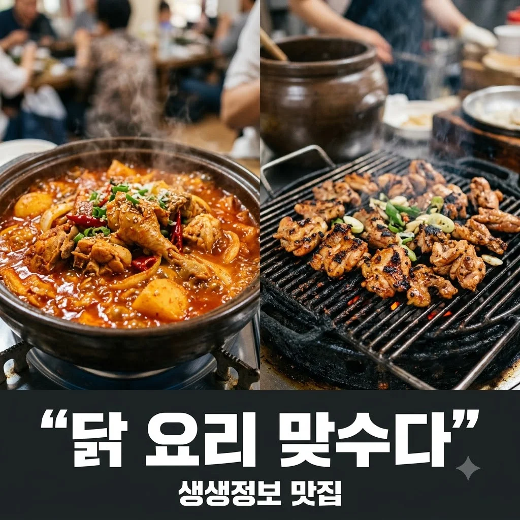 2TV 생생정보 맛집 맞수다! 솥뚜껑 닭볶음탕 vs 석쇠 닭불고기, 닭 요리 끝판왕 승자는?