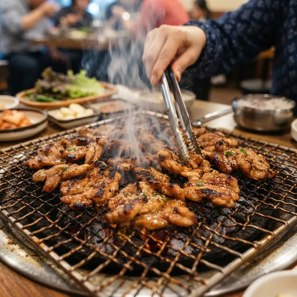 고양 일산정: 불향 가득 석쇠 닭불고기, 특별한 풍미