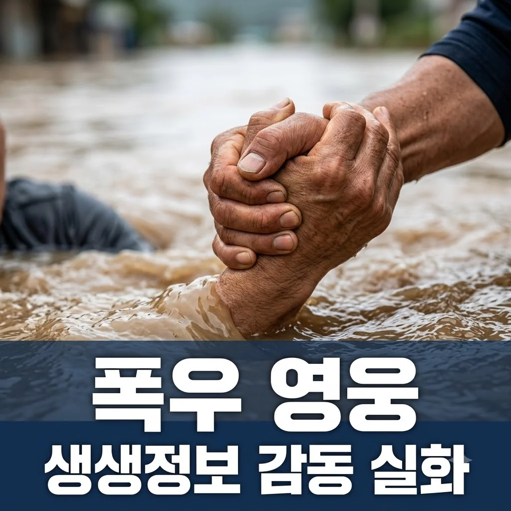 2TV 생생정보 골든타임 히어로: 폭우 속 빛난 영웅들의 감동 실화