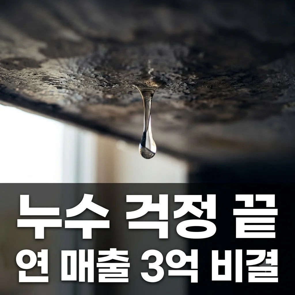 2TV 생생정보 누수 해결사 연 매출 3억 비결! 우리 집 누수 문제도 해결해요