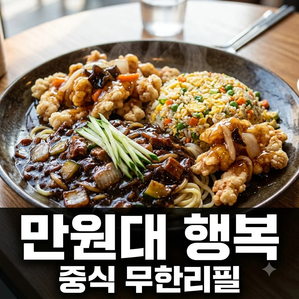 도원 중식뷔페: 10가지 중화요리 무한리필, 놀라운 13,000원의 비밀!