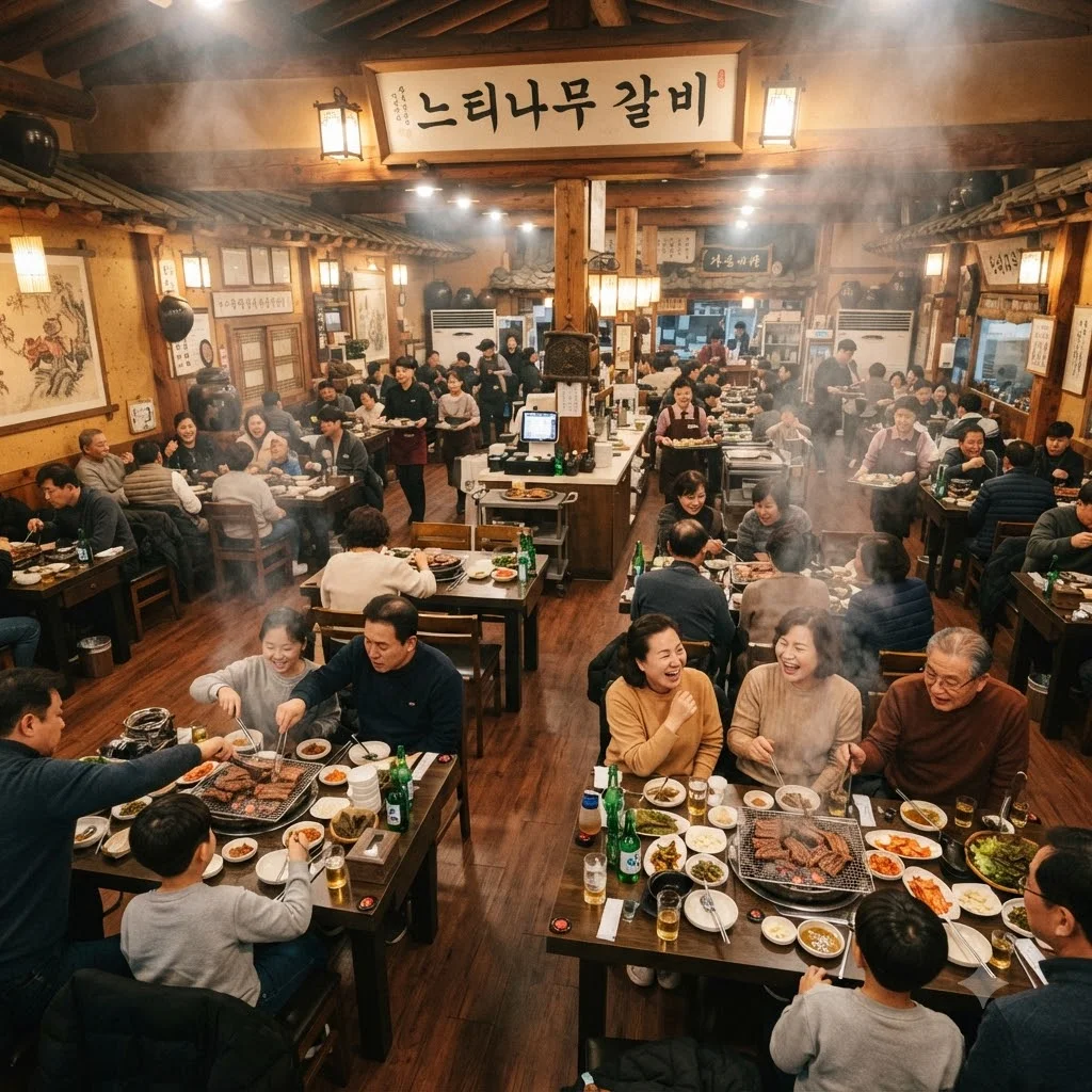느타나무 갈비: 숯향 가득한 전통의 맛과 넉넉한 인심